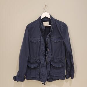 Hinge Seattle Navy Blue Utility Cargo Jacket - size M